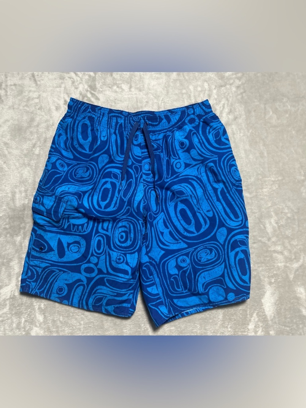 Eddie Bauer Lined Swim Trunks Men’s Medium Blue